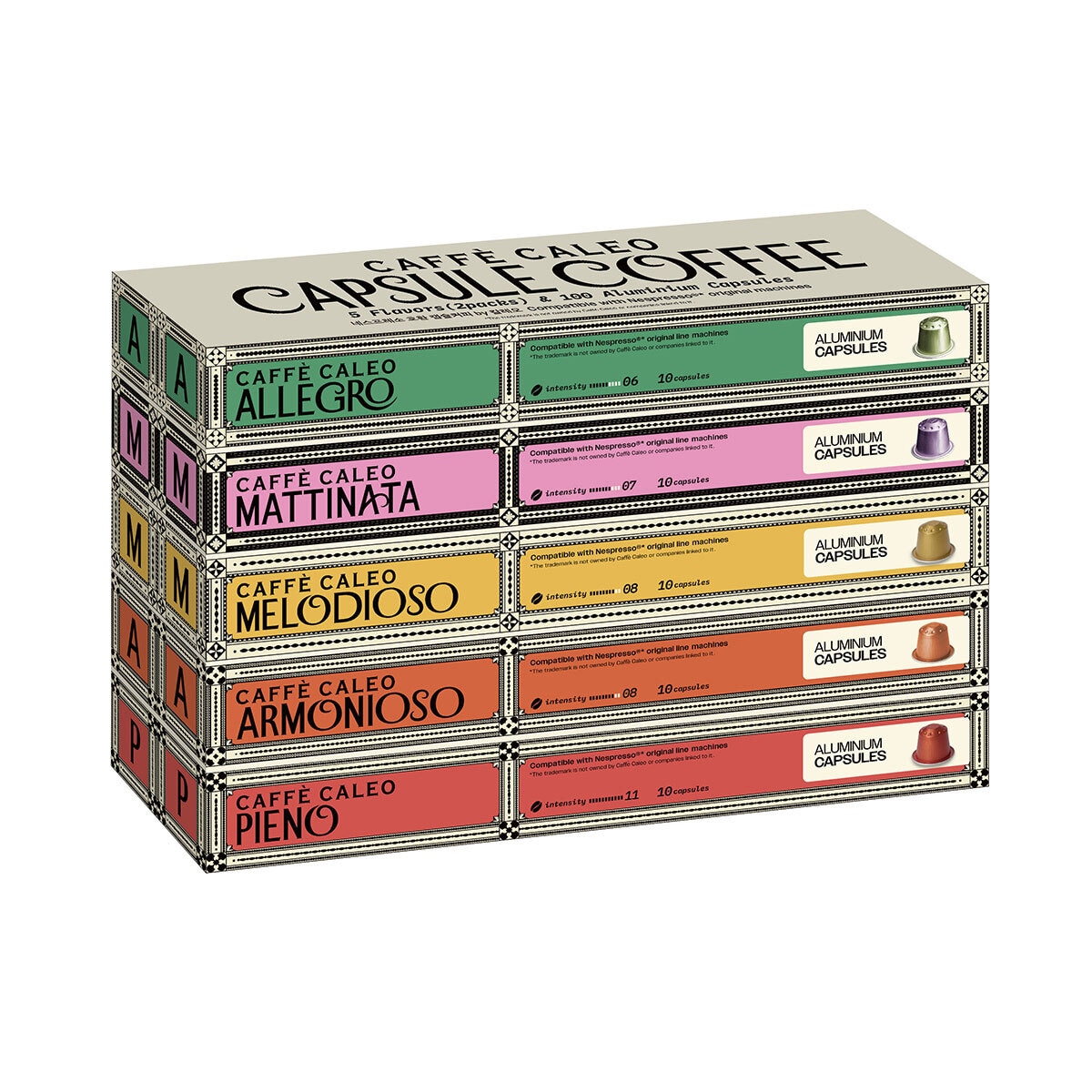 칼레오 캡슐커피 100개입 - 네스프레소 호환