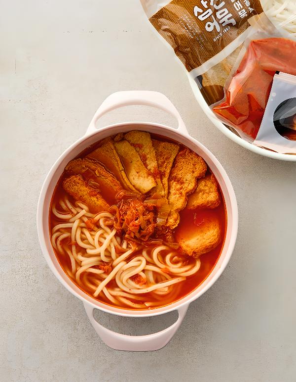 삼진어묵   김치어묵우동