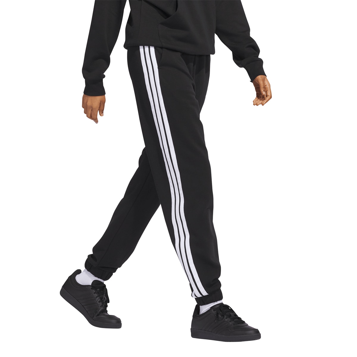 아디다스 여성 삼선플리스 조거