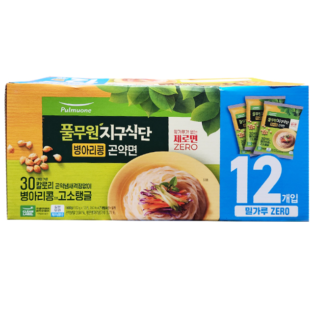 풀무원 병아리콩 곤약면 150g X 12