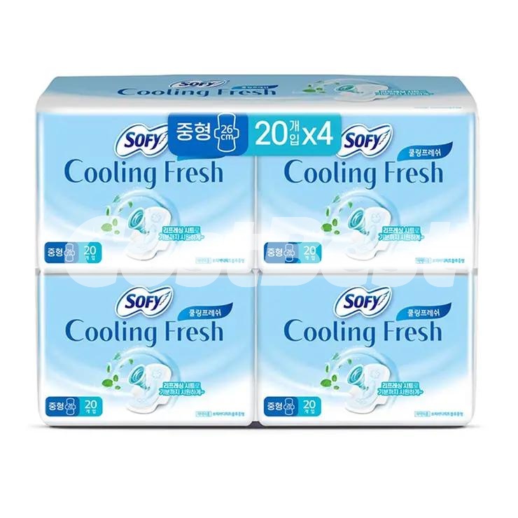 쏘피 쿨링 패드 중형 20개 X 4팩