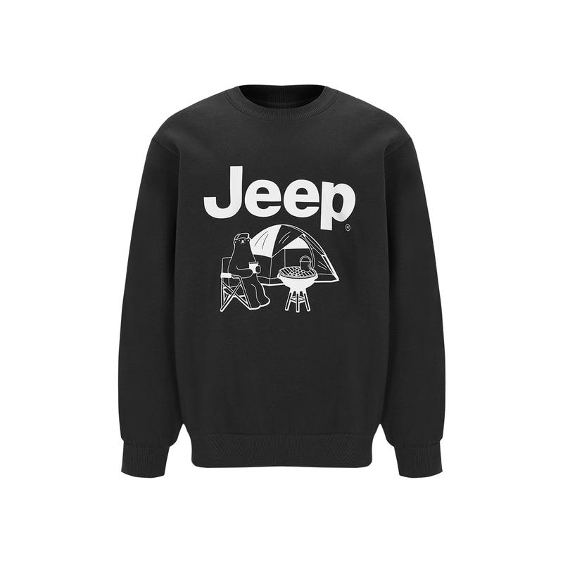 Jeep 키즈 플리스 긴소매 크루넥