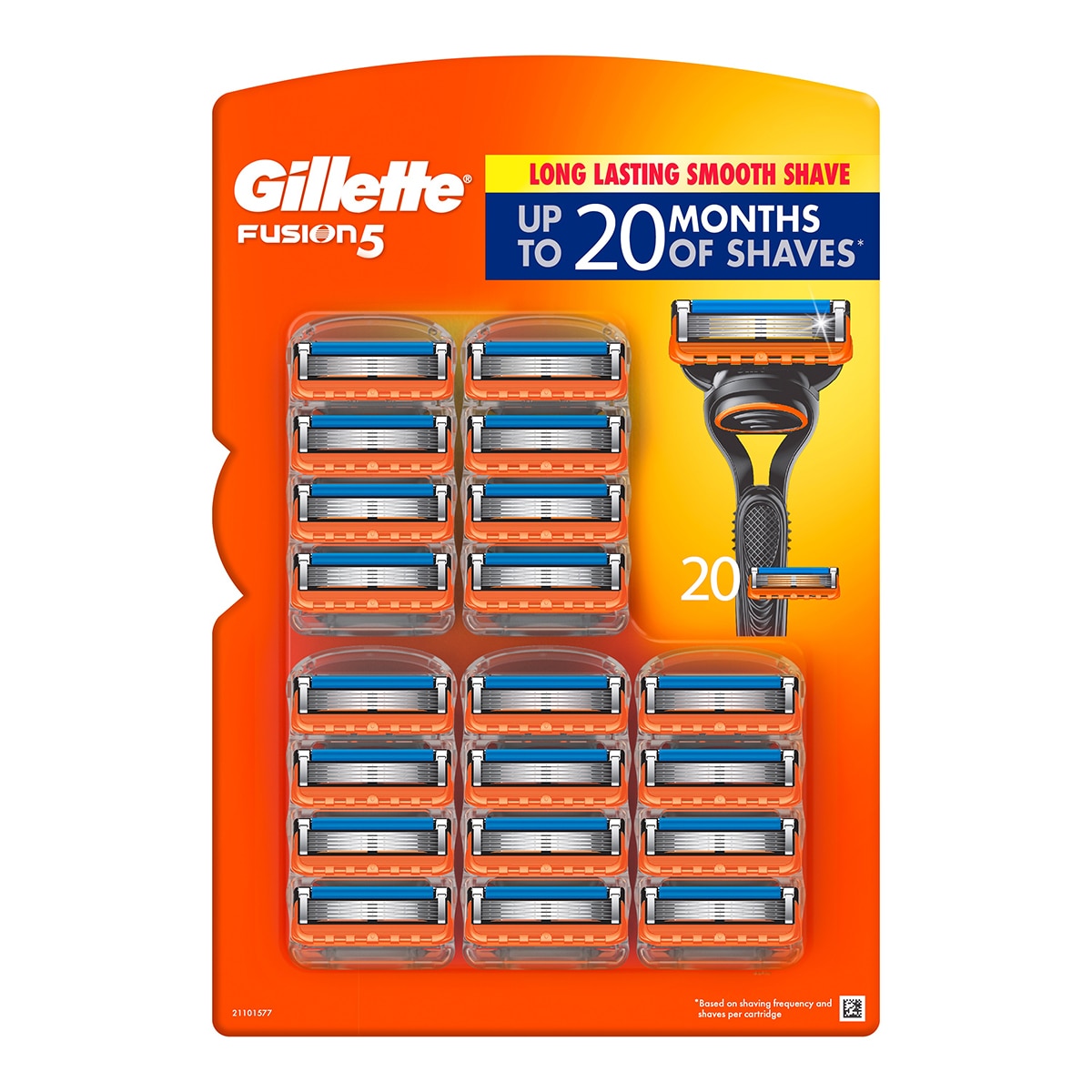 질레트 퓨전5면도날 20개