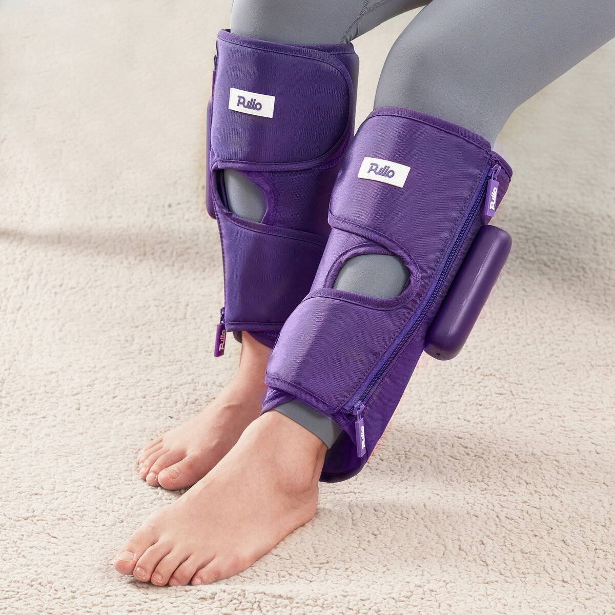 풀리오 종아리 마사지기 V2 (퍼플 색상)