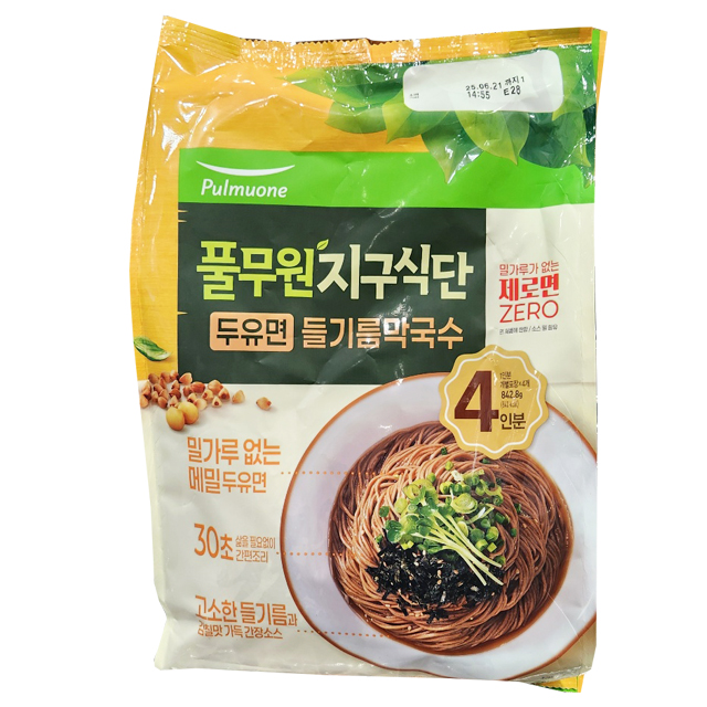 풀무원  메밀두유면 들기름 막국수 842g (4인분)