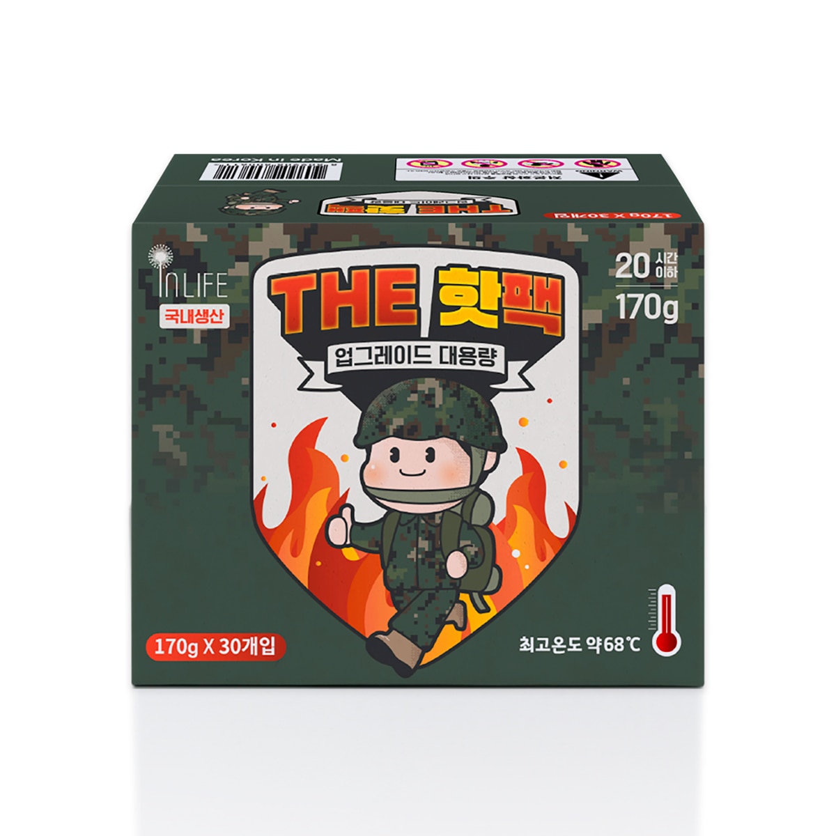 인라이프 대용량 포켓용 핫팩 170g x 30개