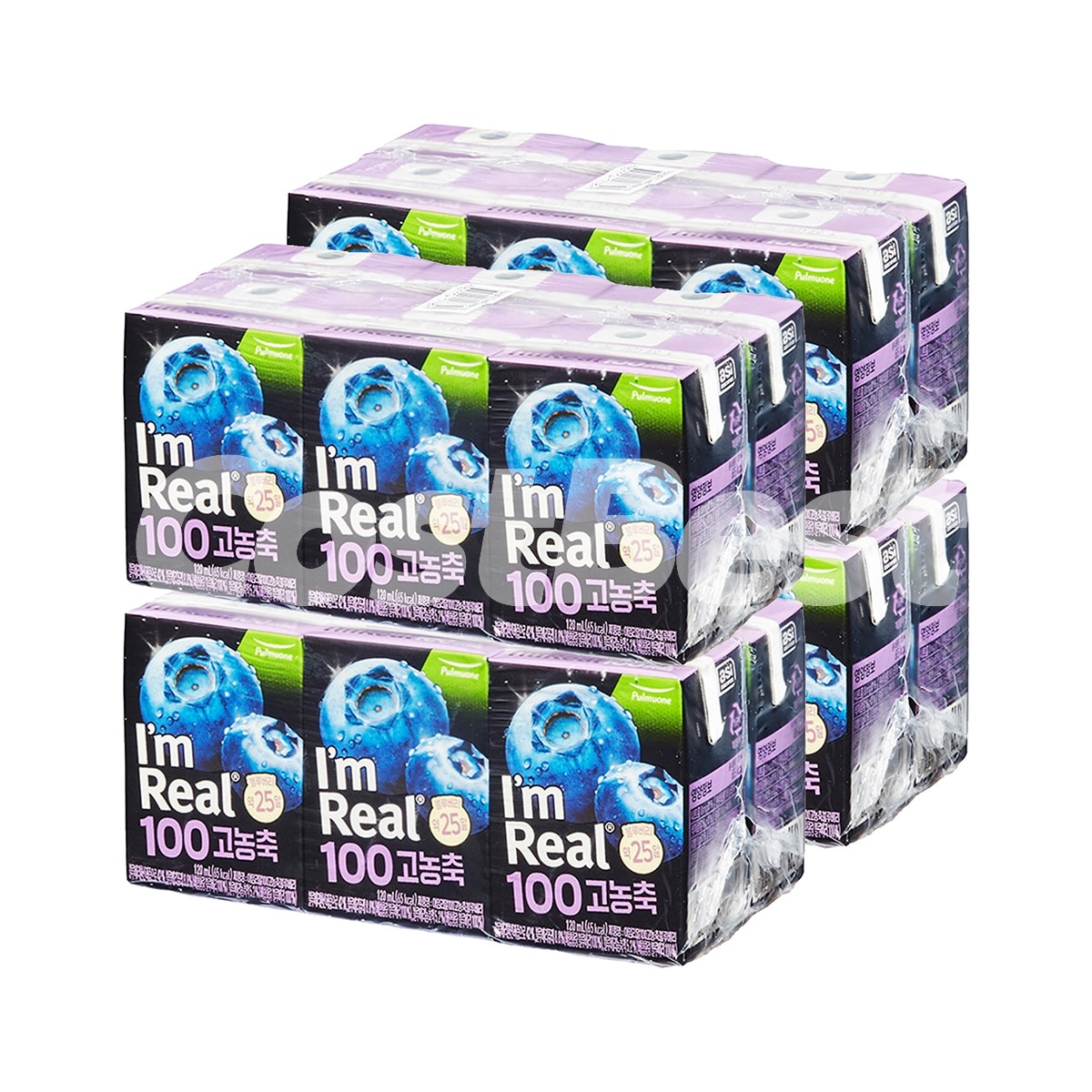 아임리얼 고농축 블루베리 주스 120ml x 24