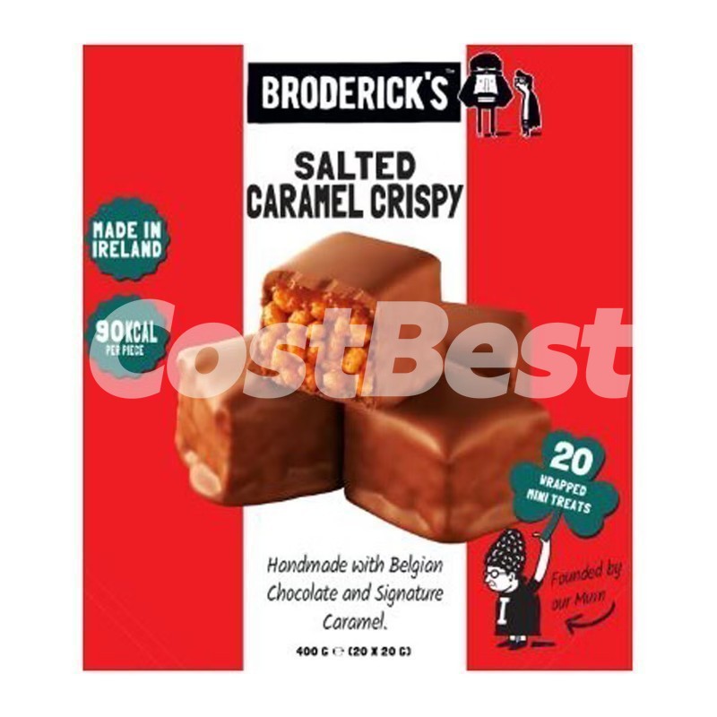 BRODERICK BROTHERS 솔티드카라멜청크 400G / 20G X 20