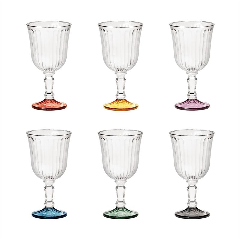 모네프 컬러 고블렛 세트 6P