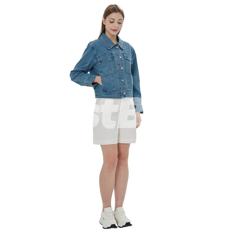 비지트 인 뉴욕 여성 데님 재킷