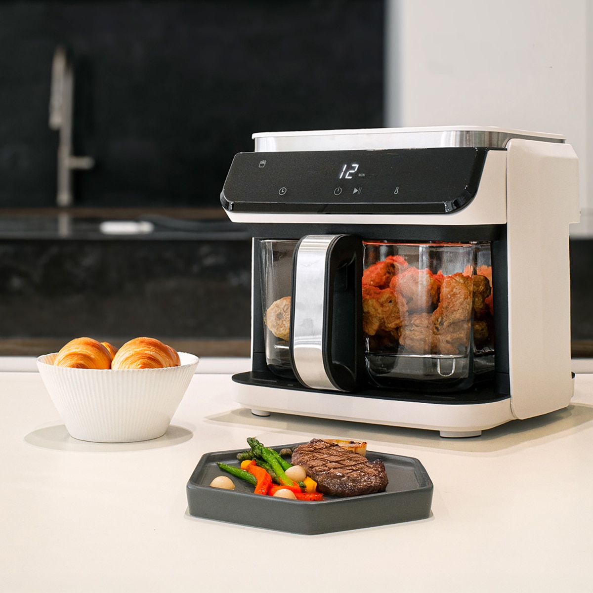 긱 글라스 에어프라이어 5.5L SGA-5955