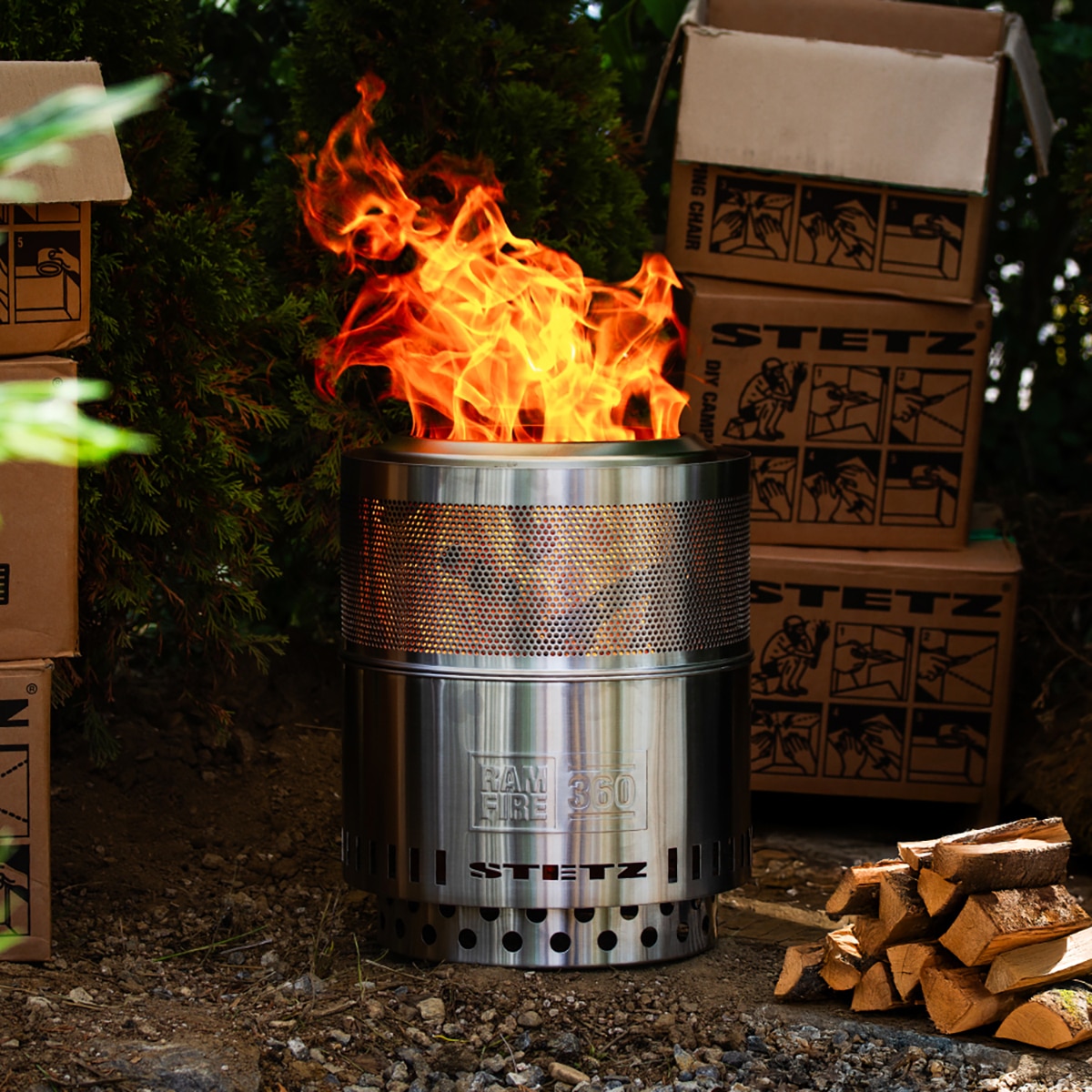 스테츠 램파이어 360 스테인레스 화로대