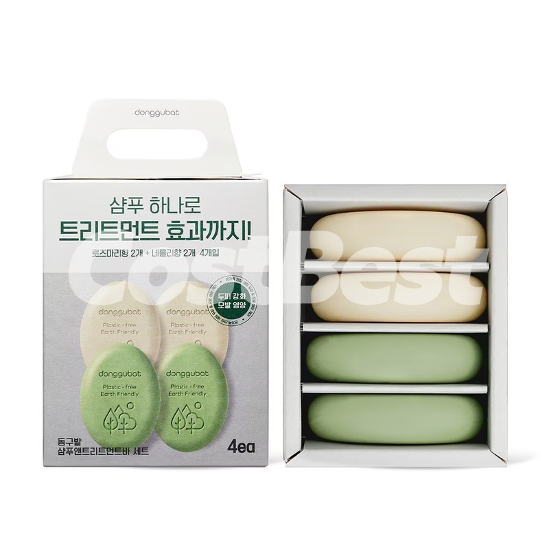 DONGGUBAT 동구밭 화원퍼품 샴푸바 3개입