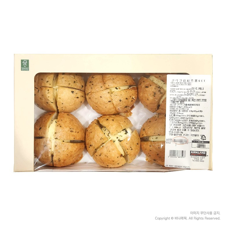 갈릭크림치즈롤 6CT / PACK