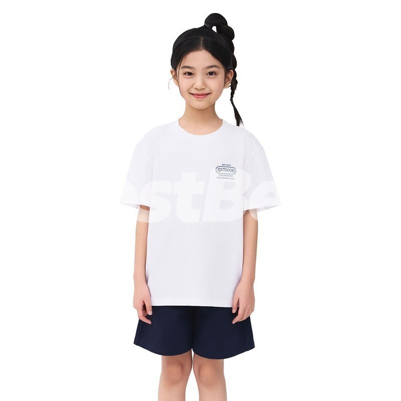OUTDOOR PRODUCTS 키즈 반소매티셔츠 120 - 165 ASIAN SIZE