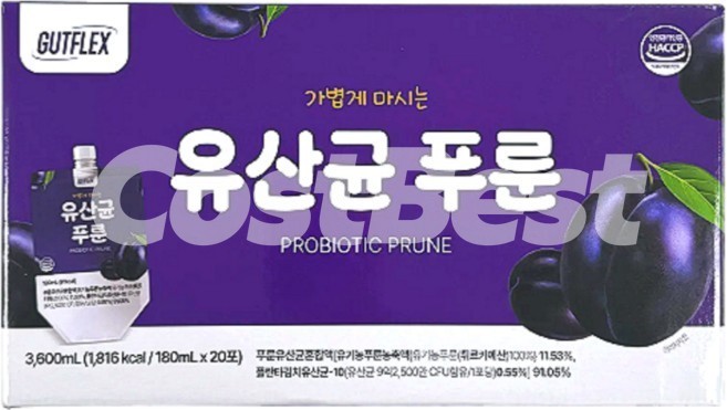 GUTFLEX 유산균 푸른주스 180ML X 20