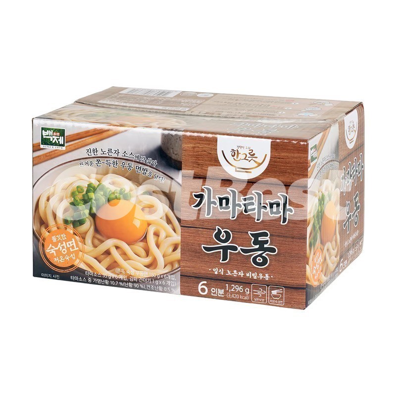 백제 가마타마 우동 216G X 6