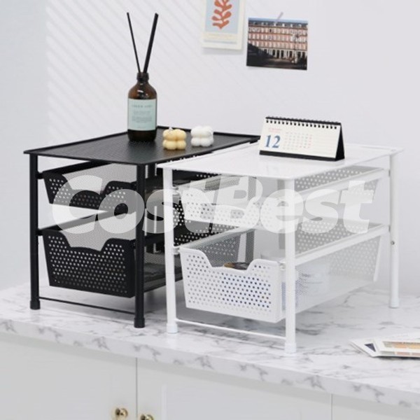 ATTIC&BASE 2단 슬라이딩 정리함 A&B 2-TIER DRAWER
