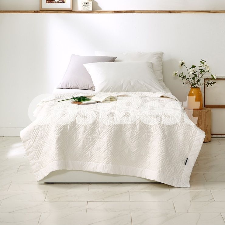 박홍근홈패션 워싱면 양모 스프레드 - 싱글