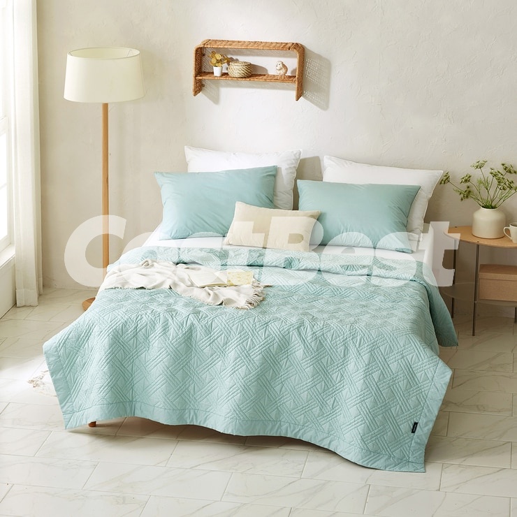 박홍근홈패션 워싱면 양모 스프레드 - 퀸