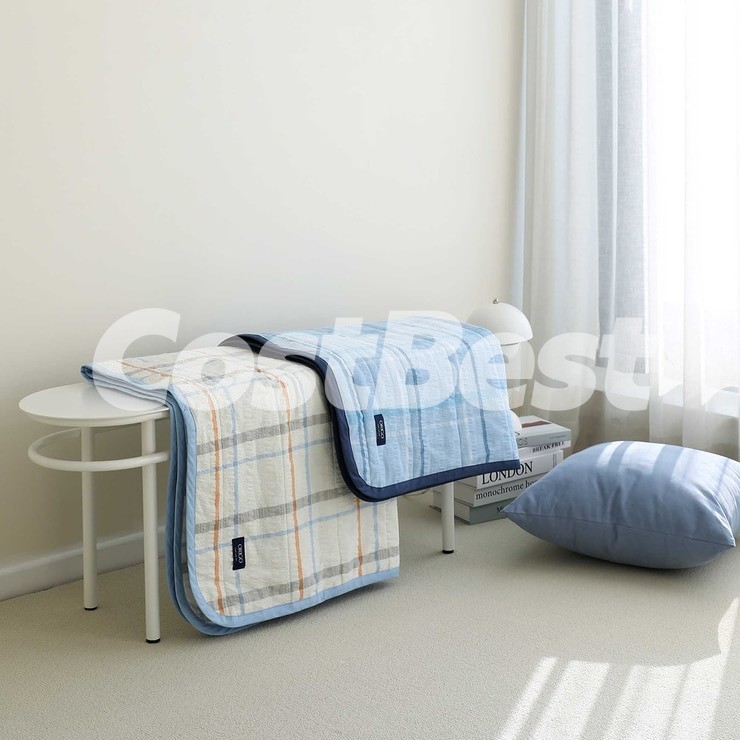 오리고 면 시어서커 담요 100x150cm