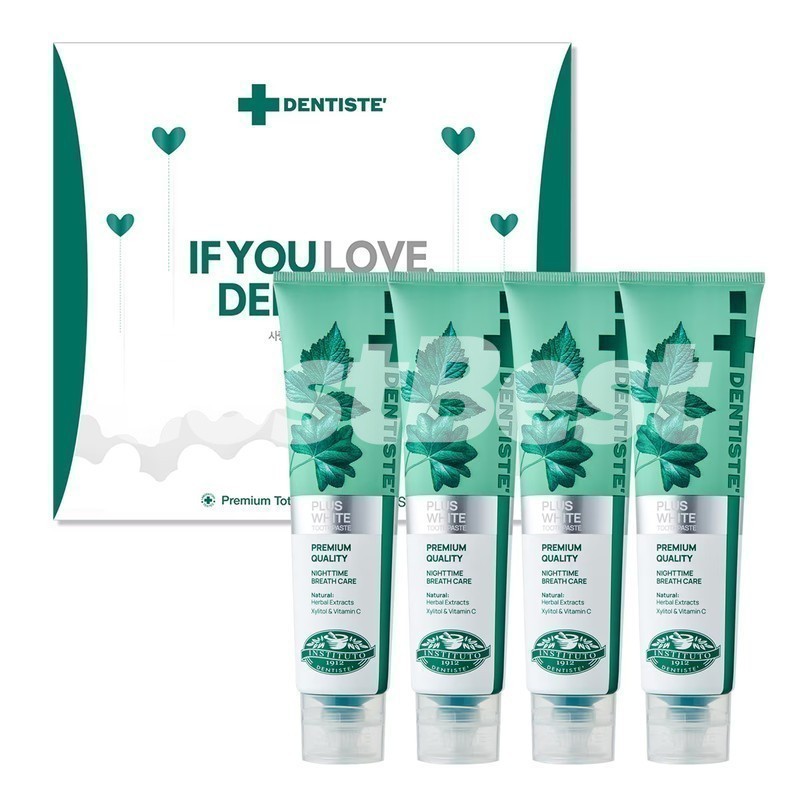 DENTISTE 덴티스트 뉴플러스화이트치 160G X 4