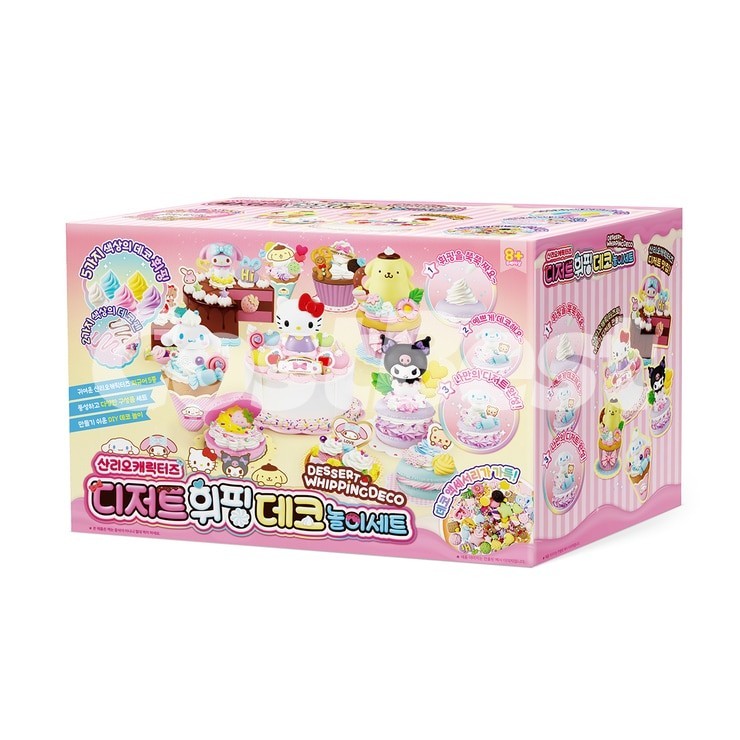 산리오 캐릭터즈 디저트 휘핑 데코 놀이 세트