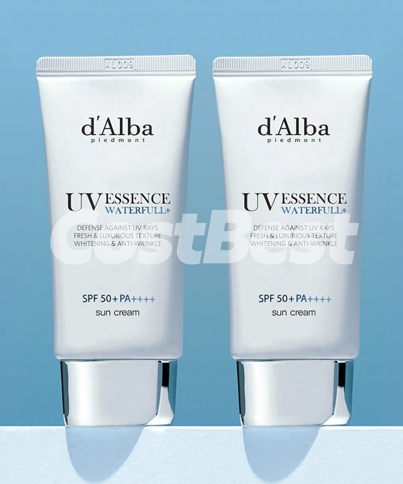 D'ALBA 달바 슈퍼 모이스처 선크림 65ML X 2
