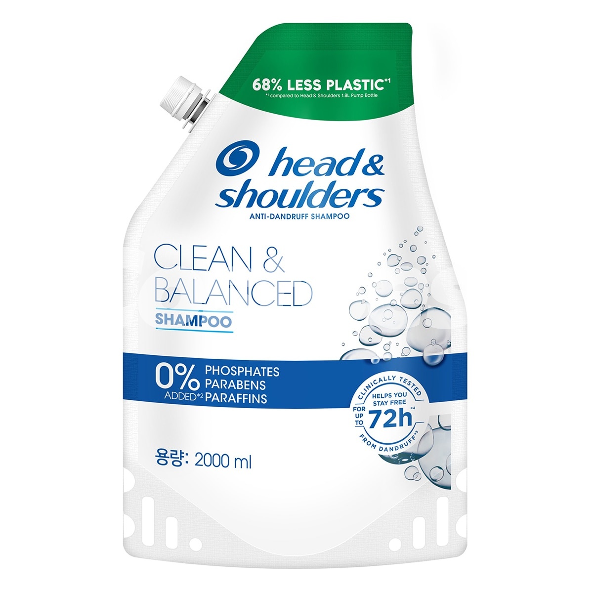 헤드앤숄더 클린&밸런스드 샴푸 2L