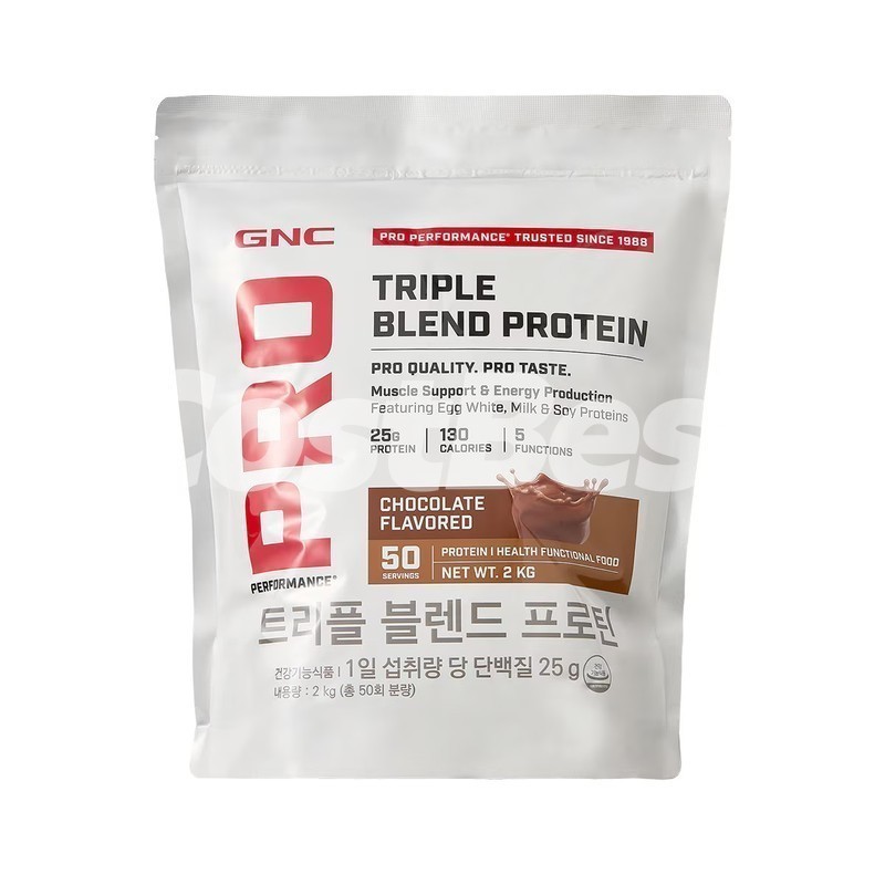 GNC 트리플블렌드프로틴 2KG,초콜릿맛