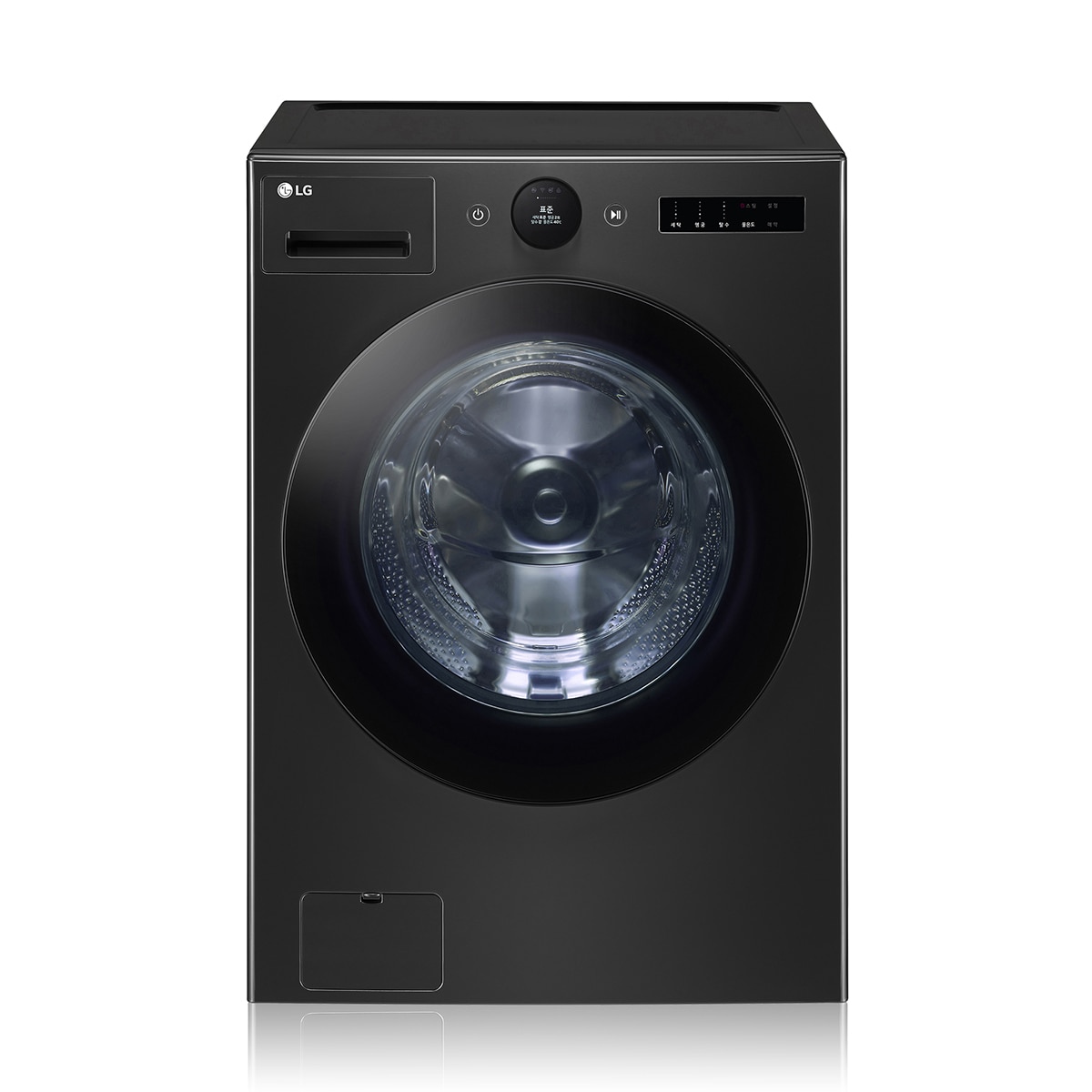 엘지 오브제 드럼세탁기 25kg - 블랙 스테인리스