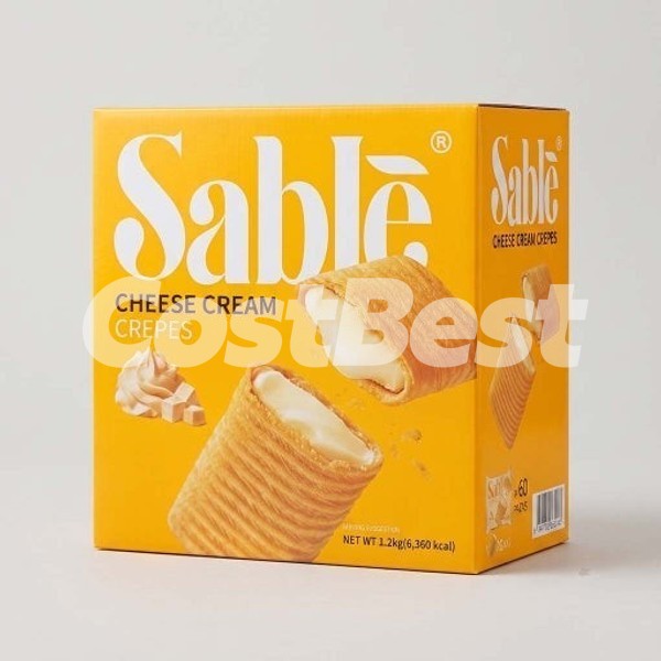 SABLE 치즈크림 크레페 1.2KG / 20G X 60