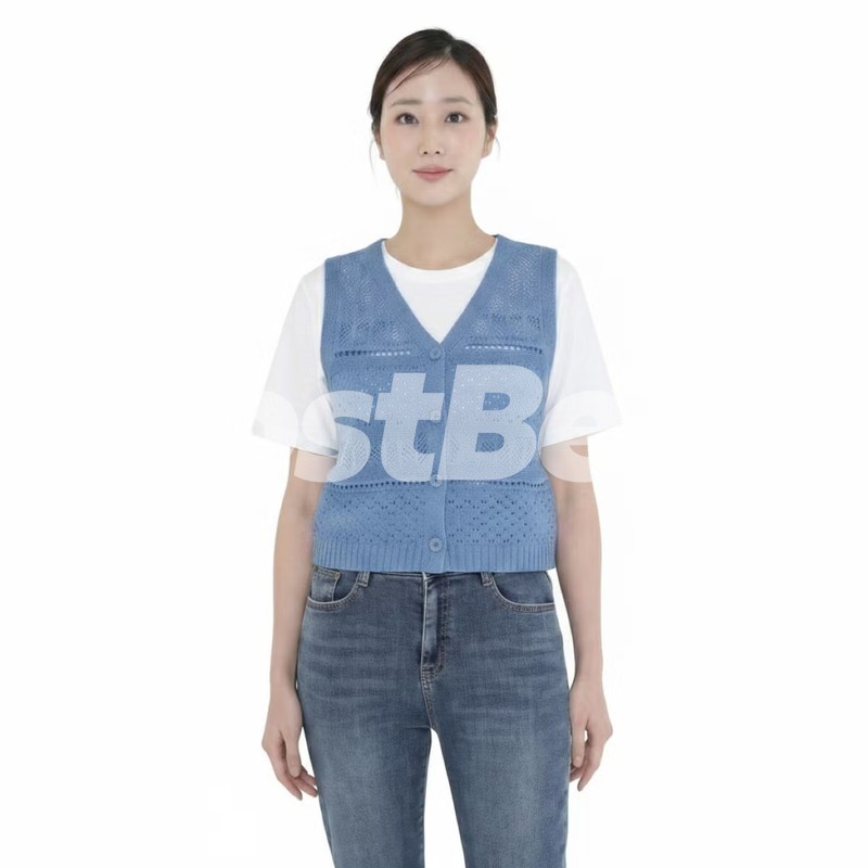 BENETTE 여성 후드 베스트 S,M,L ASIAN SIZE