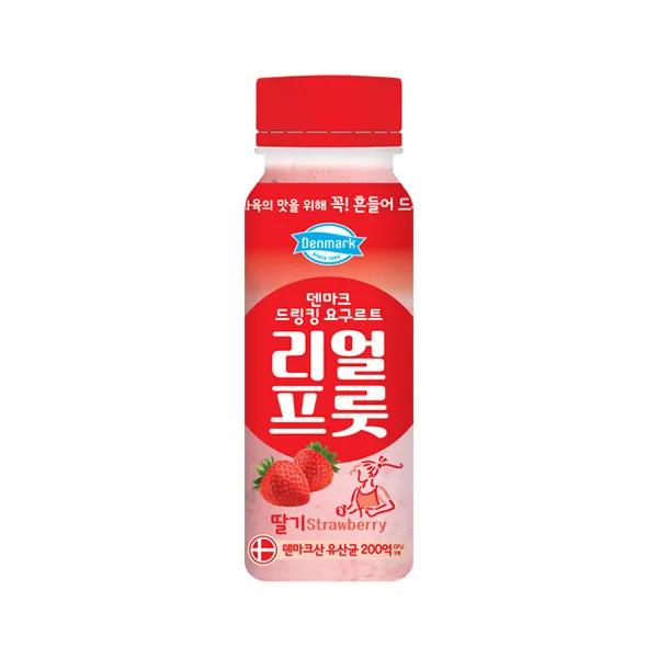 덴마크 리얼프룻딸기 190ML X 12
