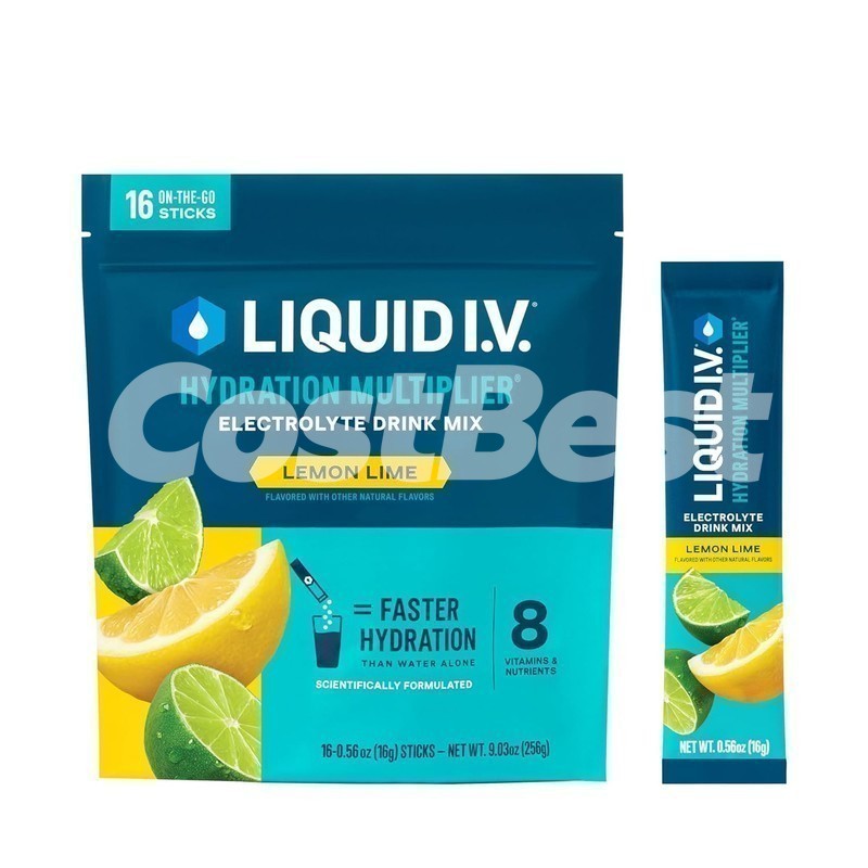 LIQUID I.V. 전해질파우더믹스 16G X 30,레몬라임맛