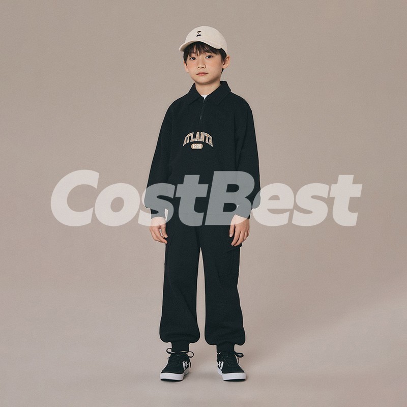 OUTDOOR PRODUCTS 키즈 하프집업세트 130 - 165 ASIAN SIZE
