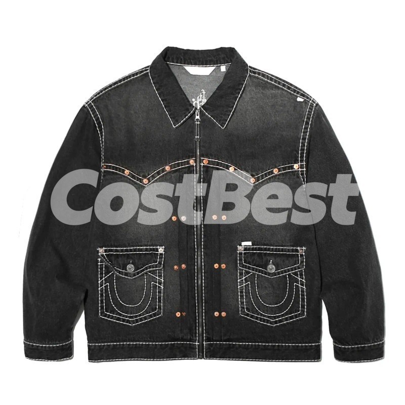 TRUE RELIGION 남성 데님 재킷 M,L,XL ASIAN SIZE 