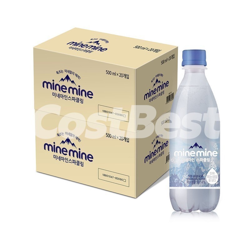 미네마인 스파클링워터 500ML X 24 병