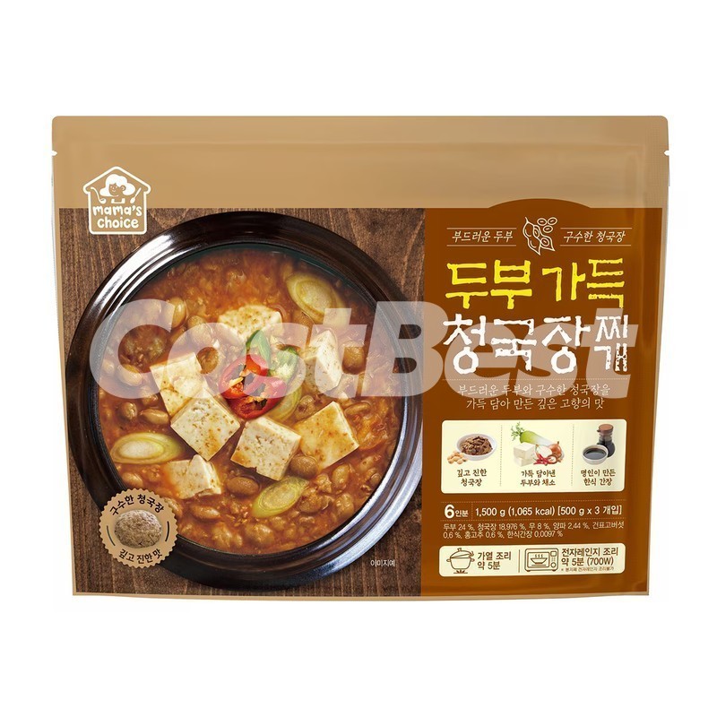 MAMA'S CHOICE 청국장 찌개 500G X 3