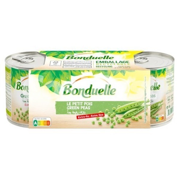BONDUELLE 봉듀엘 완두콩 400G X 3