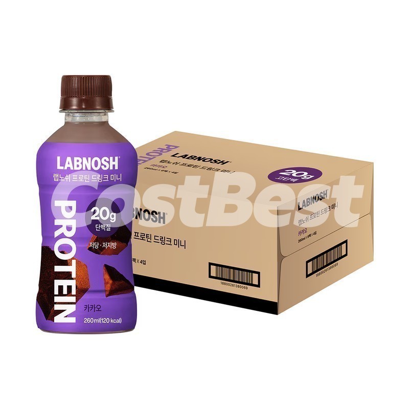 LABNOSH 랩노쉬 퍼펙트미니 초코 260ML X 24팩