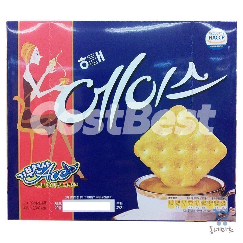 해태 에이스 1,744G / 436G X 4