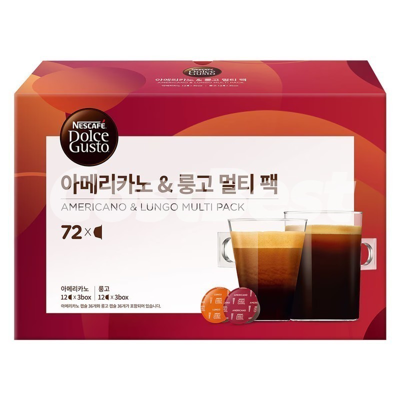 NESCAFE 네스카페 돌체구스토 캡슐 아메리카노 60P