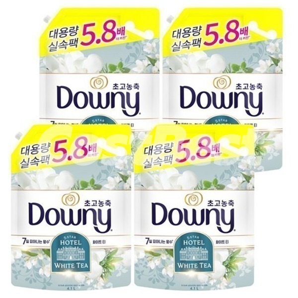 다우니 섬유유연제 화이트 티 4L