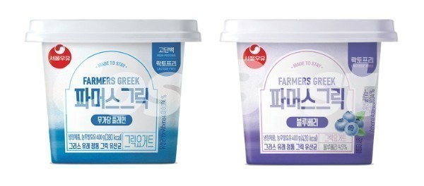 서울우유 파머스그릭파우치 120G X 12 (블루베리)