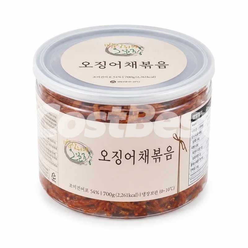 밥상위의 오일장 오징어채 북음 700G