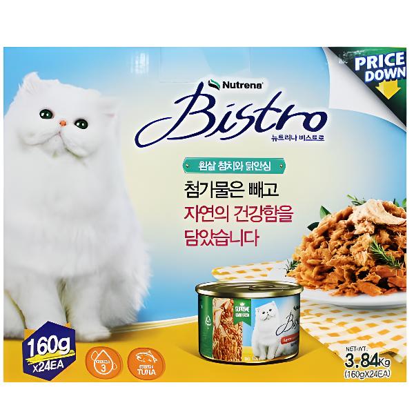 비스트로 애묘캔사료 3.84kg (160g x 24ea)