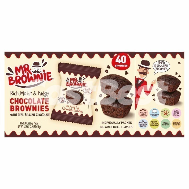 MR. BROWNIE 초콜릿 브라우니 25G X 40