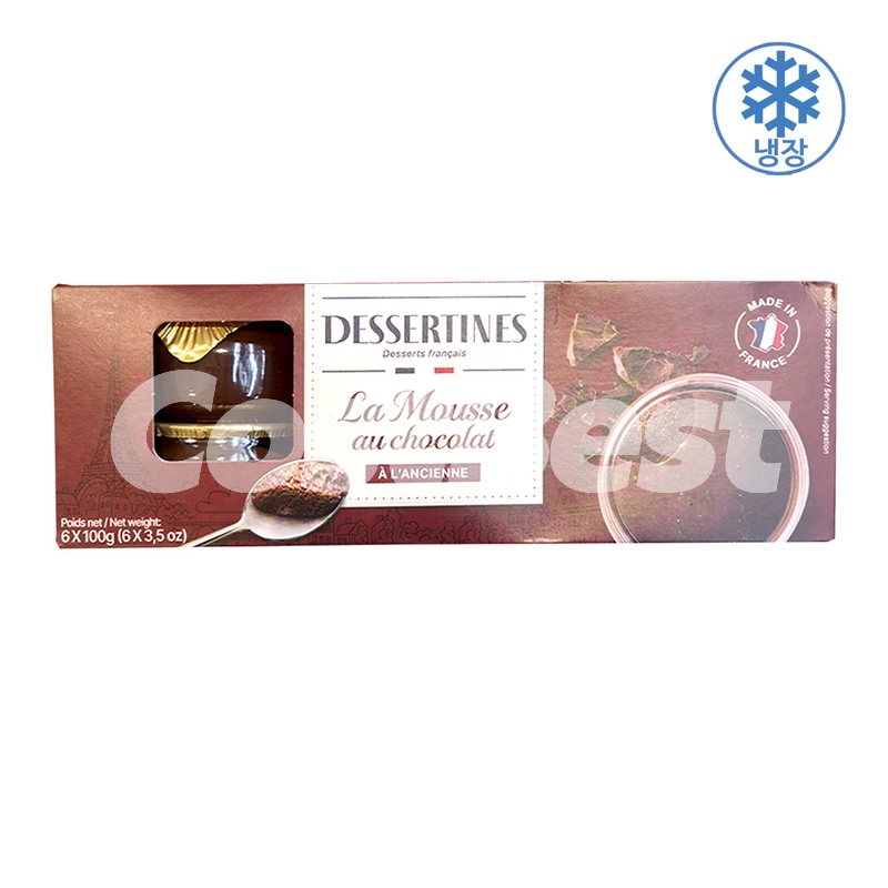 DESSERTINE 초콜렛무스 100G X 6