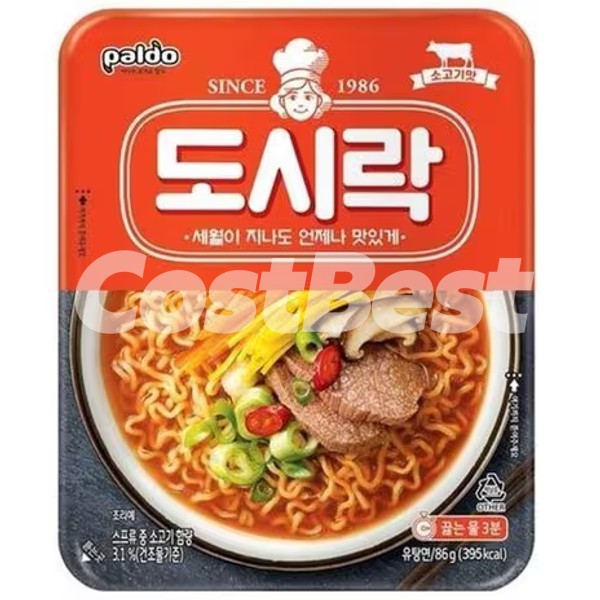 팔도 도시락 86g*12입